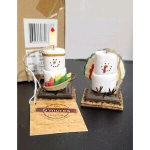 S'mores Original Midwest of Cannon Falls Marshmallow Turkey Indian‎ Ornament New